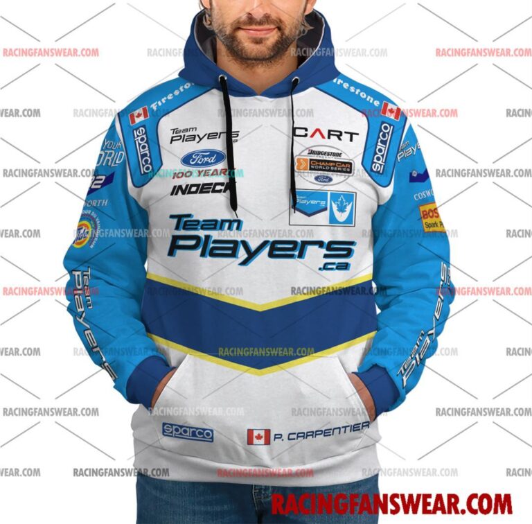 IndyCar store - Loyal fans of Patrick Carpentier's Unisex Hoodie,Unisex Pop Top Hoodie,Unisex Zip Hoodie,Unisex T-Shirt,Unisex Sweatshirt,Unisex Long Pants,Kid Hoodie,Kid Zip Hoodie,Kid T-Shirt,Kid Sweatshirt,Kid Long Pants:Vintage indycar racing suit,uniform,apparel,shirts,merch,merchandise,jersey,hoodie,jackets,shorts,sweatshirt,outfits,clothes