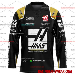 Pietro Fittipaldi Formula One Racing 2019 Uniform Apparel Clothes Baseball Jersey Hockey Jersey 3 Formula One store - Loyal fans of Pietro Fittipaldi's Men's Baseball Jersey,Women's Baseball Jersey,Kid's Baseball Jersey,Men's Hockey Jerseys,WoMen's Hockey Jerseys,Youth's Hockey Jerseys:vintage formula one racing suit,uniform,apparel,shirts,merch,merchandise,jersey,hoodie,jackets,shorts,sweatshirt,outfits,clothes
