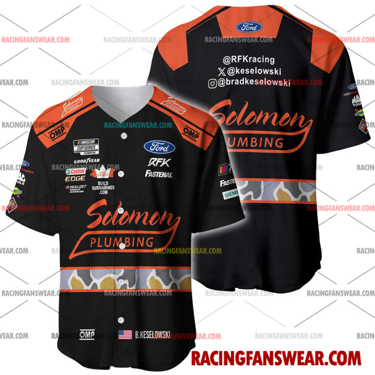 Nascar store - Loyal fans of Brad Keselowski's Men's Baseball Jersey,Women's Baseball Jersey,Kid's Baseball Jersey,Men's Hockey Jerseys,WoMen's Hockey Jerseys,Youth's Hockey Jerseys:vintage nascar racing suit,uniform,apparel,shirts,merch,merchandise,jersey,hoodie,jackets,shorts,sweatshirt,outfits,clothes