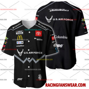Nascar store - Loyal fans of Bubba Wallace's Men's Baseball Jersey,Women's Baseball Jersey,Kid's Baseball Jersey,Men's Hockey Jerseys,WoMen's Hockey Jerseys,Youth's Hockey Jerseys:vintage nascar racing suit,uniform,apparel,shirts,merch,merchandise,jersey,hoodie,jackets,shorts,sweatshirt,outfits,clothes