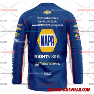 Nascar store - Loyal fans of Christian Eckes's Men's Baseball Jersey,Women's Baseball Jersey,Kid's Baseball Jersey,Men's Hockey Jerseys,WoMen's Hockey Jerseys,Youth's Hockey Jerseys:vintage nascar racing suit,uniform,apparel,shirts,merch,merchandise,jersey,hoodie,jackets,shorts,sweatshirt,outfits,clothes