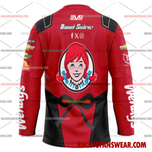 Daniel Suarez Nascar Racing 2025 Uniform Apparel Clothes Baseball Jersey Hockey Jersey 4 Nascar store - Loyal fans of Daniel Suarez's Men's Baseball Jersey,Women's Baseball Jersey,Kid's Baseball Jersey,Men's Hockey Jerseys,WoMen's Hockey Jerseys,Youth's Hockey Jerseys:vintage nascar racing suit,uniform,apparel,shirts,merch,merchandise,jersey,hoodie,jackets,shorts,sweatshirt,outfits,clothes