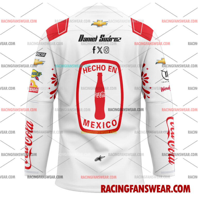 Nascar store - Loyal fans of Daniel Suarez's Men's Baseball Jersey,Women's Baseball Jersey,Kid's Baseball Jersey,Men's Hockey Jerseys,WoMen's Hockey Jerseys,Youth's Hockey Jerseys:vintage nascar racing suit,uniform,apparel,shirts,merch,merchandise,jersey,hoodie,jackets,shorts,sweatshirt,outfits,clothes