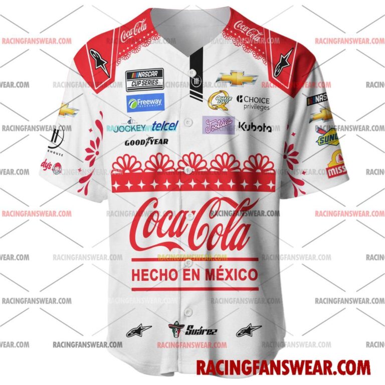 Nascar store - Loyal fans of Daniel Suarez's Men's Baseball Jersey,Women's Baseball Jersey,Kid's Baseball Jersey,Men's Hockey Jerseys,WoMen's Hockey Jerseys,Youth's Hockey Jerseys:vintage nascar racing suit,uniform,apparel,shirts,merch,merchandise,jersey,hoodie,jackets,shorts,sweatshirt,outfits,clothes