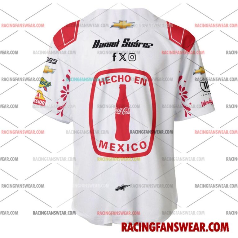 Nascar store - Loyal fans of Daniel Suarez's Men's Baseball Jersey,Women's Baseball Jersey,Kid's Baseball Jersey,Men's Hockey Jerseys,WoMen's Hockey Jerseys,Youth's Hockey Jerseys:vintage nascar racing suit,uniform,apparel,shirts,merch,merchandise,jersey,hoodie,jackets,shorts,sweatshirt,outfits,clothes