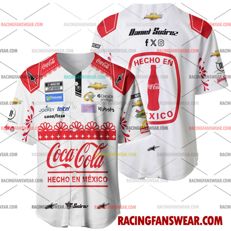 Nascar store - Loyal fans of Daniel Suarez's Men's Baseball Jersey,Women's Baseball Jersey,Kid's Baseball Jersey,Men's Hockey Jerseys,WoMen's Hockey Jerseys,Youth's Hockey Jerseys:vintage nascar racing suit,uniform,apparel,shirts,merch,merchandise,jersey,hoodie,jackets,shorts,sweatshirt,outfits,clothes
