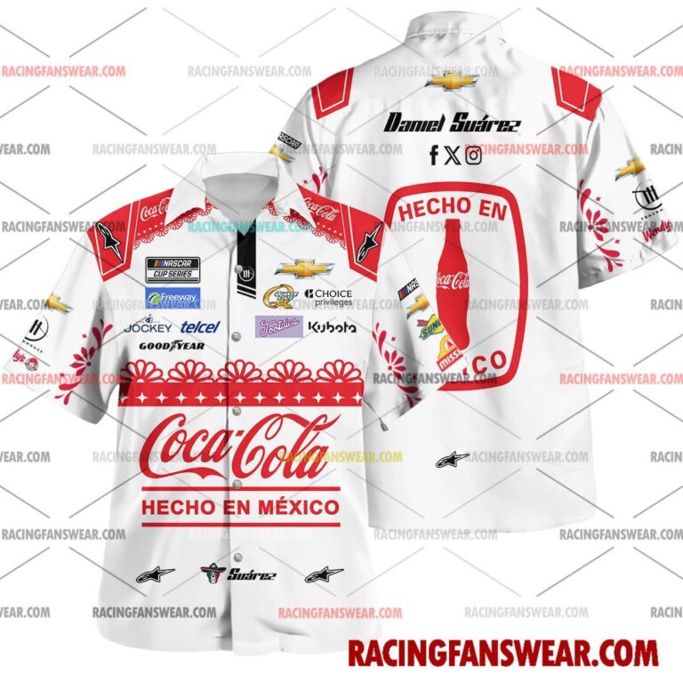 Nascar store - Loyal fans of Daniel Suarez's Unisex Hawaiian Shirt,Unisex Polo Shirt,Kid Hawaiian Shirt,Kid Polo Shirt:vintage nascar racing suit,uniform,apparel,shirts,merch,merchandise,jersey,hoodie,jackets,shorts,sweatshirt,outfits,clothes