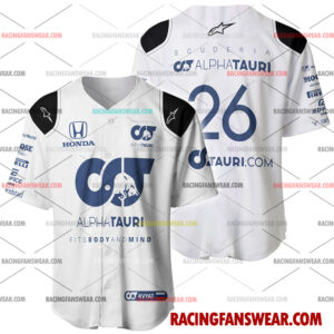 Formula One store - Loyal fans of Daniil Kvyat's Men's Baseball Jersey,Women's Baseball Jersey,Kid's Baseball Jersey,Men's Hockey Jerseys,WoMen's Hockey Jerseys,Youth's Hockey Jerseys:vintage formula one racing suit,uniform,apparel,shirts,merch,merchandise,jersey,hoodie,jackets,shorts,sweatshirt,outfits,clothes