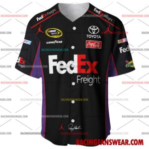Denny Hamlin Nascar Racing 2010 Uniform Apparel Clothes Baseball Jersey Hockey Jersey 1 Nascar store - Loyal fans of Denny Hamlin's Men's Baseball Jersey,Women's Baseball Jersey,Kid's Baseball Jersey,Men's Hockey Jerseys,WoMen's Hockey Jerseys,Youth's Hockey Jerseys:vintage nascar racing suit,uniform,apparel,shirts,merch,merchandise,jersey,hoodie,jackets,shorts,sweatshirt,outfits,clothes