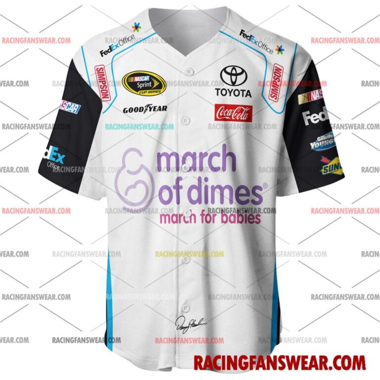 Nascar store - Loyal fans of Denny Hamlin's Men's Baseball Jersey,Women's Baseball Jersey,Kid's Baseball Jersey,Men's Hockey Jerseys,WoMen's Hockey Jerseys,Youth's Hockey Jerseys:vintage nascar racing suit,uniform,apparel,shirts,merch,merchandise,jersey,hoodie,jackets,shorts,sweatshirt,outfits,clothes
