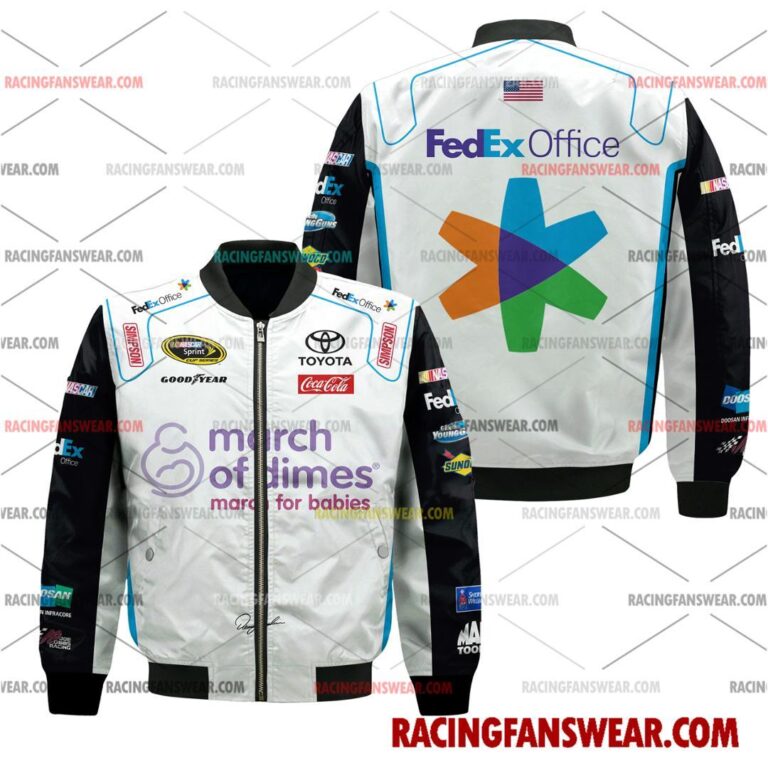 Nascar store - Loyal fans of Denny Hamlin's Bomber Jacket,Unisex Thick Coat,Unisex Sleeveless Hoodie,Unisex Hooded T-Shirt,Kid Sleeveless Hoodie,Kid Hooded T-Shirts,Kid Thick Coat:vintage nascar racing suit,uniform,apparel,shirts,merch,merchandise,jersey,hoodie,jackets,shorts,sweatshirt,outfits,clothes