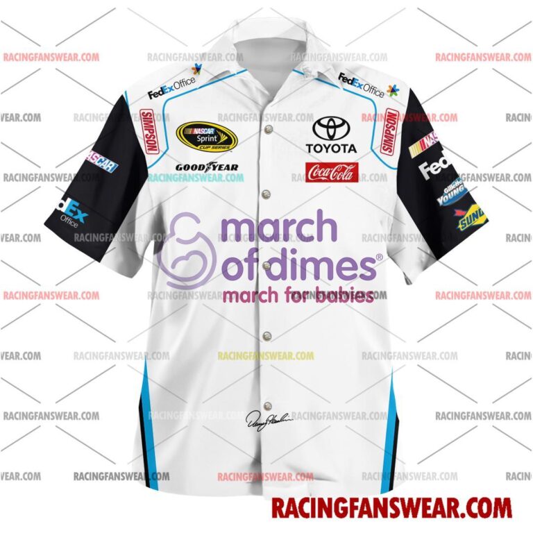 Nascar store - Loyal fans of Denny Hamlin's Unisex Hawaiian Shirt,Unisex Polo Shirt,Kid Hawaiian Shirt,Kid Polo Shirt:vintage nascar racing suit,uniform,apparel,shirts,merch,merchandise,jersey,hoodie,jackets,shorts,sweatshirt,outfits,clothes