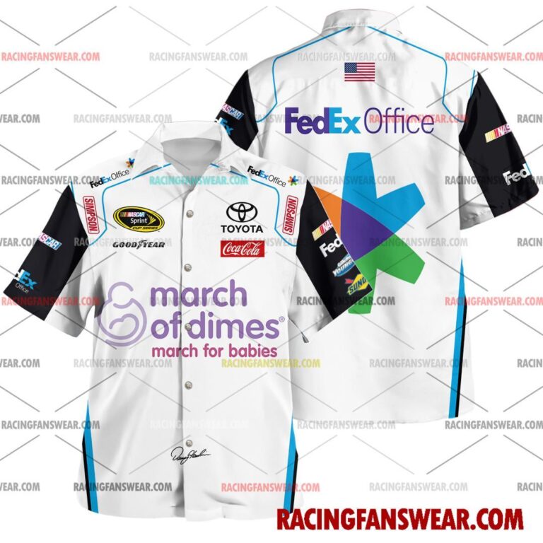 Nascar store - Loyal fans of Denny Hamlin's Unisex Hawaiian Shirt,Unisex Polo Shirt,Kid Hawaiian Shirt,Kid Polo Shirt:vintage nascar racing suit,uniform,apparel,shirts,merch,merchandise,jersey,hoodie,jackets,shorts,sweatshirt,outfits,clothes