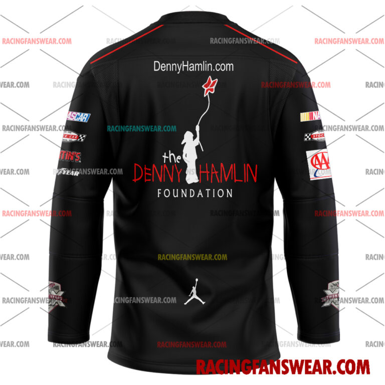 Nascar store - Loyal fans of Denny Hamlin's Men's Baseball Jersey,Women's Baseball Jersey,Kid's Baseball Jersey,Men's Hockey Jerseys,WoMen's Hockey Jerseys,Youth's Hockey Jerseys:vintage nascar racing suit,uniform,apparel,shirts,merch,merchandise,jersey,hoodie,jackets,shorts,sweatshirt,outfits,clothes