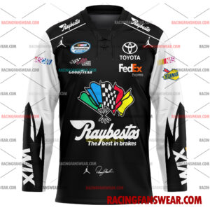 Denny Hamlin Nascar Racing 2011 Uniform Apparel Clothes Baseball Jersey Hockey Jersey 3 Nascar store - Loyal fans of Denny Hamlin's Men's Baseball Jersey,Women's Baseball Jersey,Kid's Baseball Jersey,Men's Hockey Jerseys,WoMen's Hockey Jerseys,Youth's Hockey Jerseys:vintage nascar racing suit,uniform,apparel,shirts,merch,merchandise,jersey,hoodie,jackets,shorts,sweatshirt,outfits,clothes