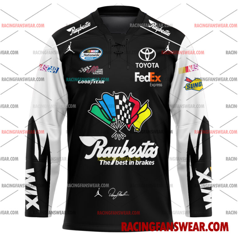 Nascar store - Loyal fans of Denny Hamlin's Men's Baseball Jersey,Women's Baseball Jersey,Kid's Baseball Jersey,Men's Hockey Jerseys,WoMen's Hockey Jerseys,Youth's Hockey Jerseys:vintage nascar racing suit,uniform,apparel,shirts,merch,merchandise,jersey,hoodie,jackets,shorts,sweatshirt,outfits,clothes