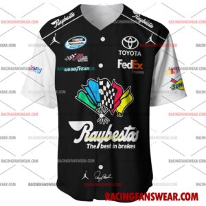 Denny Hamlin Nascar Racing 2011 Uniform Apparel Clothes Baseball Jersey Hockey Jersey 1 Nascar store - Loyal fans of Denny Hamlin's Men's Baseball Jersey,Women's Baseball Jersey,Kid's Baseball Jersey,Men's Hockey Jerseys,WoMen's Hockey Jerseys,Youth's Hockey Jerseys:vintage nascar racing suit,uniform,apparel,shirts,merch,merchandise,jersey,hoodie,jackets,shorts,sweatshirt,outfits,clothes