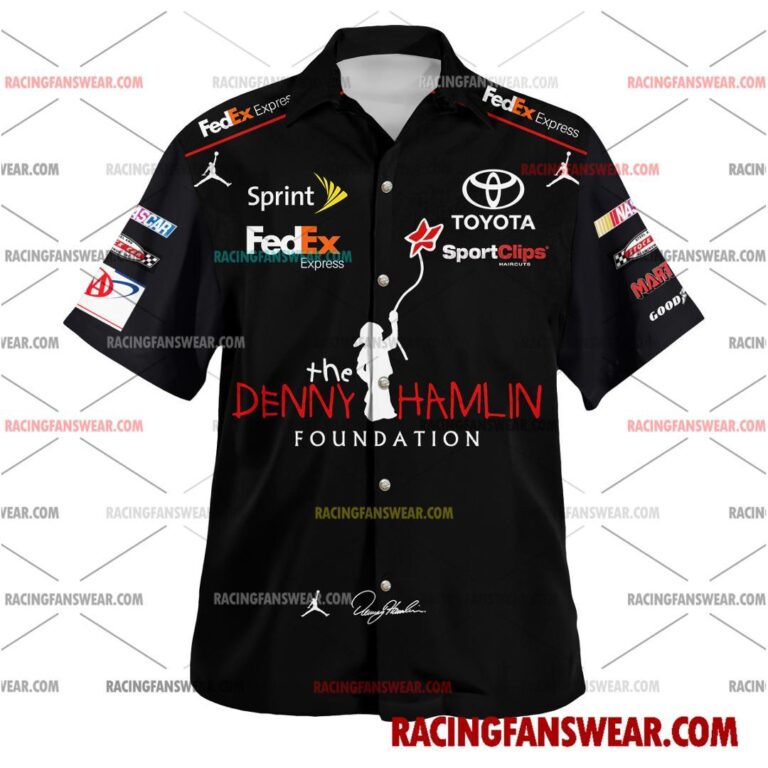 Nascar store - Loyal fans of Denny Hamlin's Unisex Hawaiian Shirt,Unisex Polo Shirt,Kid Hawaiian Shirt,Kid Polo Shirt:vintage nascar racing suit,uniform,apparel,shirts,merch,merchandise,jersey,hoodie,jackets,shorts,sweatshirt,outfits,clothes
