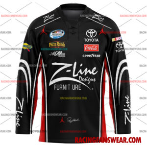 Denny Hamlin Nascar Racing 2012 Uniform Apparel Clothes Baseball Jersey Hockey Jersey 3 Nascar store - Loyal fans of Denny Hamlin's Men's Baseball Jersey,Women's Baseball Jersey,Kid's Baseball Jersey,Men's Hockey Jerseys,WoMen's Hockey Jerseys,Youth's Hockey Jerseys:vintage nascar racing suit,uniform,apparel,shirts,merch,merchandise,jersey,hoodie,jackets,shorts,sweatshirt,outfits,clothes