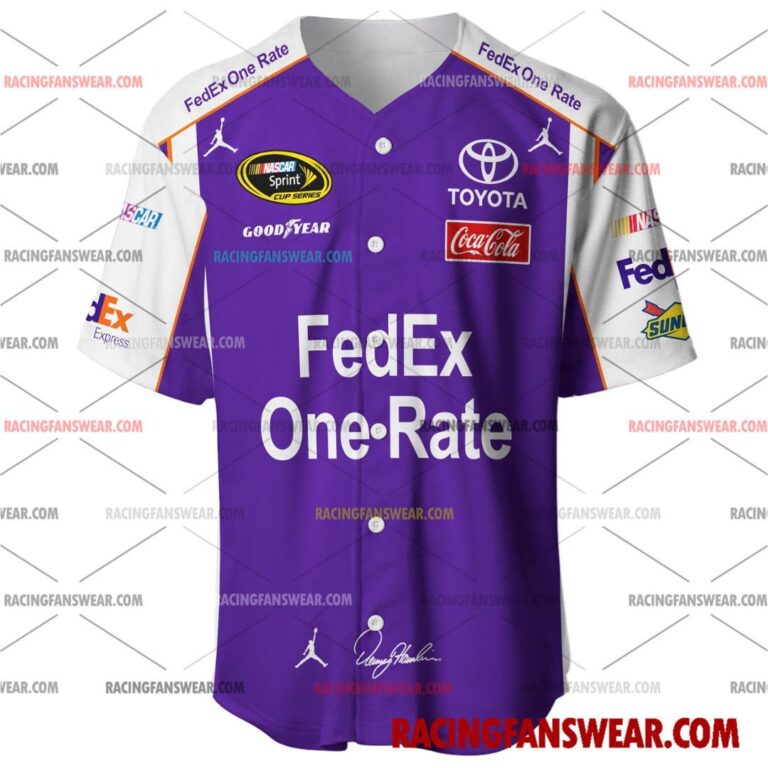 Nascar store - Loyal fans of Denny Hamlin's Men's Baseball Jersey,Women's Baseball Jersey,Kid's Baseball Jersey,Men's Hockey Jerseys,WoMen's Hockey Jerseys,Youth's Hockey Jerseys:vintage nascar racing suit,uniform,apparel,shirts,merch,merchandise,jersey,hoodie,jackets,shorts,sweatshirt,outfits,clothes