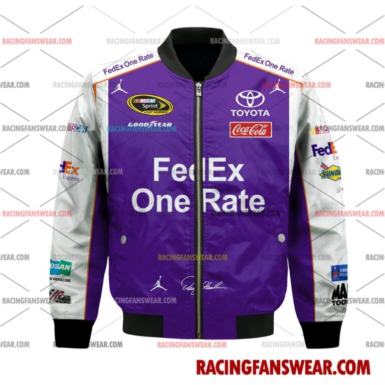 Nascar store - Loyal fans of Denny Hamlin's Bomber Jacket,Unisex Thick Coat,Unisex Sleeveless Hoodie,Unisex Hooded T-Shirt,Kid Sleeveless Hoodie,Kid Hooded T-Shirts,Kid Thick Coat:vintage nascar racing suit,uniform,apparel,shirts,merch,merchandise,jersey,hoodie,jackets,shorts,sweatshirt,outfits,clothes