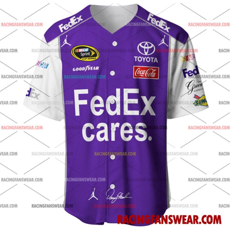 Nascar store - Loyal fans of Denny Hamlin's Men's Baseball Jersey,Women's Baseball Jersey,Kid's Baseball Jersey,Men's Hockey Jerseys,WoMen's Hockey Jerseys,Youth's Hockey Jerseys:vintage nascar racing suit,uniform,apparel,shirts,merch,merchandise,jersey,hoodie,jackets,shorts,sweatshirt,outfits,clothes