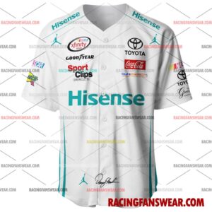 Denny Hamlin Nascar Racing 2015 Uniform Apparel Clothes Baseball Jersey Hockey Jersey 1 Nascar store - Loyal fans of Denny Hamlin's Men's Baseball Jersey,Women's Baseball Jersey,Kid's Baseball Jersey,Men's Hockey Jerseys,WoMen's Hockey Jerseys,Youth's Hockey Jerseys:vintage nascar racing suit,uniform,apparel,shirts,merch,merchandise,jersey,hoodie,jackets,shorts,sweatshirt,outfits,clothes