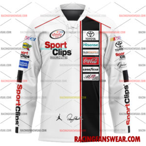 Denny Hamlin Nascar Racing 2015 Uniform Apparel Clothes Baseball Jersey Hockey Jersey 3 Nascar store - Loyal fans of Denny Hamlin's Men's Baseball Jersey,Women's Baseball Jersey,Kid's Baseball Jersey,Men's Hockey Jerseys,WoMen's Hockey Jerseys,Youth's Hockey Jerseys:vintage nascar racing suit,uniform,apparel,shirts,merch,merchandise,jersey,hoodie,jackets,shorts,sweatshirt,outfits,clothes