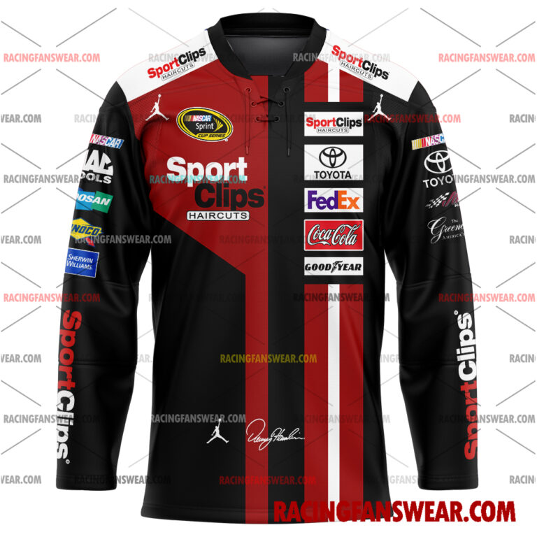 Nascar store - Loyal fans of Denny Hamlin's Men's Baseball Jersey,Women's Baseball Jersey,Kid's Baseball Jersey,Men's Hockey Jerseys,WoMen's Hockey Jerseys,Youth's Hockey Jerseys:vintage nascar racing suit,uniform,apparel,shirts,merch,merchandise,jersey,hoodie,jackets,shorts,sweatshirt,outfits,clothes