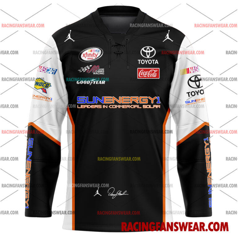 Nascar store - Loyal fans of Denny Hamlin's Men's Baseball Jersey,Women's Baseball Jersey,Kid's Baseball Jersey,Men's Hockey Jerseys,WoMen's Hockey Jerseys,Youth's Hockey Jerseys:vintage nascar racing suit,uniform,apparel,shirts,merch,merchandise,jersey,hoodie,jackets,shorts,sweatshirt,outfits,clothes