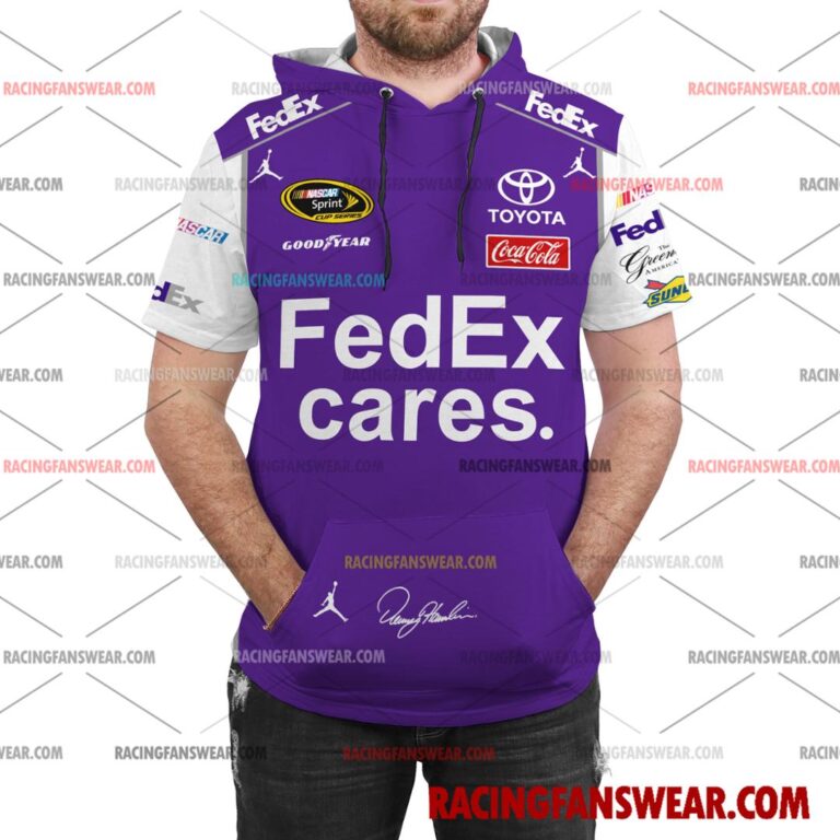 Nascar store - Loyal fans of Denny Hamlin's Bomber Jacket,Unisex Thick Coat,Unisex Sleeveless Hoodie,Unisex Hooded T-Shirt,Kid Sleeveless Hoodie,Kid Hooded T-Shirts,Kid Thick Coat:vintage nascar racing suit,uniform,apparel,shirts,merch,merchandise,jersey,hoodie,jackets,shorts,sweatshirt,outfits,clothes