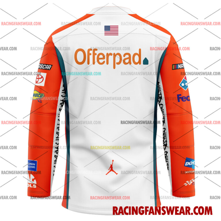 Nascar store - Loyal fans of Denny Hamlin's Men's Baseball Jersey,Women's Baseball Jersey,Kid's Baseball Jersey,Men's Hockey Jerseys,WoMen's Hockey Jerseys,Youth's Hockey Jerseys:vintage nascar racing suit,uniform,apparel,shirts,merch,merchandise,jersey,hoodie,jackets,shorts,sweatshirt,outfits,clothes