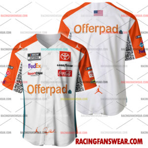 Nascar store - Loyal fans of Denny Hamlin's Men's Baseball Jersey,Women's Baseball Jersey,Kid's Baseball Jersey,Men's Hockey Jerseys,WoMen's Hockey Jerseys,Youth's Hockey Jerseys:vintage nascar racing suit,uniform,apparel,shirts,merch,merchandise,jersey,hoodie,jackets,shorts,sweatshirt,outfits,clothes