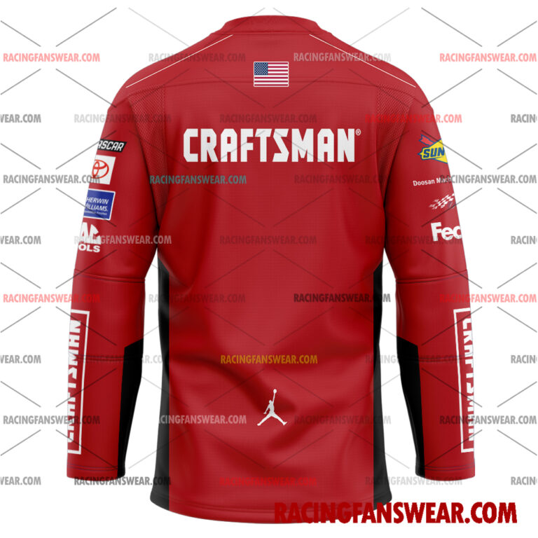 Nascar store - Loyal fans of Denny Hamlin's Men's Baseball Jersey,Women's Baseball Jersey,Kid's Baseball Jersey,Men's Hockey Jerseys,WoMen's Hockey Jerseys,Youth's Hockey Jerseys:vintage nascar racing suit,uniform,apparel,shirts,merch,merchandise,jersey,hoodie,jackets,shorts,sweatshirt,outfits,clothes