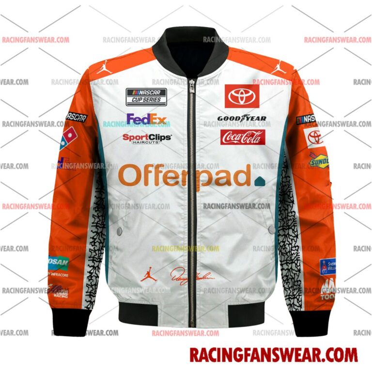 Nascar store - Loyal fans of Denny Hamlin's Bomber Jacket,Unisex Thick Coat,Unisex Sleeveless Hoodie,Unisex Hooded T-Shirt,Kid Sleeveless Hoodie,Kid Hooded T-Shirts,Kid Thick Coat:vintage nascar racing suit,uniform,apparel,shirts,merch,merchandise,jersey,hoodie,jackets,shorts,sweatshirt,outfits,clothes