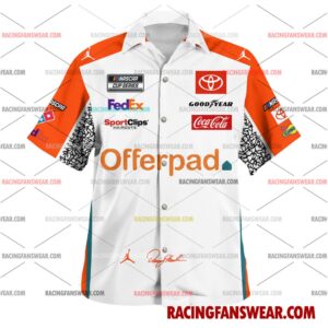Denny Hamlin Nascar Racing 2021 Uniform Apparel Clothes Hawaiian Polo Shirts 1 Nascar store - Loyal fans of Denny Hamlin's Unisex Hawaiian Shirt,Unisex Polo Shirt,Kid Hawaiian Shirt,Kid Polo Shirt:vintage nascar racing suit,uniform,apparel,shirts,merch,merchandise,jersey,hoodie,jackets,shorts,sweatshirt,outfits,clothes