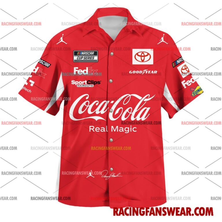 Nascar store - Loyal fans of Denny Hamlin's Unisex Hawaiian Shirt,Unisex Polo Shirt,Kid Hawaiian Shirt,Kid Polo Shirt:vintage nascar racing suit,uniform,apparel,shirts,merch,merchandise,jersey,hoodie,jackets,shorts,sweatshirt,outfits,clothes