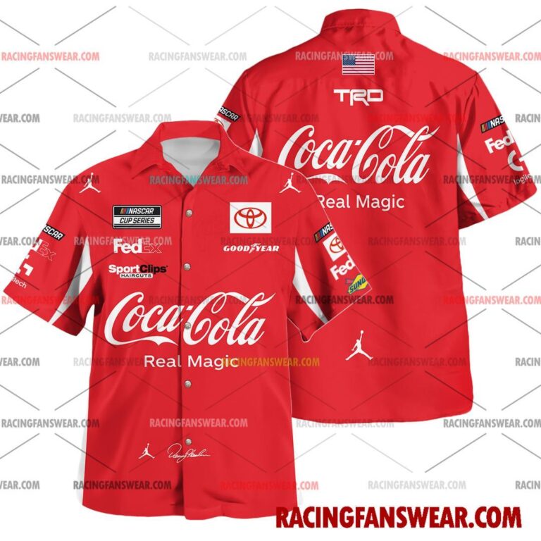 Nascar store - Loyal fans of Denny Hamlin's Unisex Hawaiian Shirt,Unisex Polo Shirt,Kid Hawaiian Shirt,Kid Polo Shirt:vintage nascar racing suit,uniform,apparel,shirts,merch,merchandise,jersey,hoodie,jackets,shorts,sweatshirt,outfits,clothes