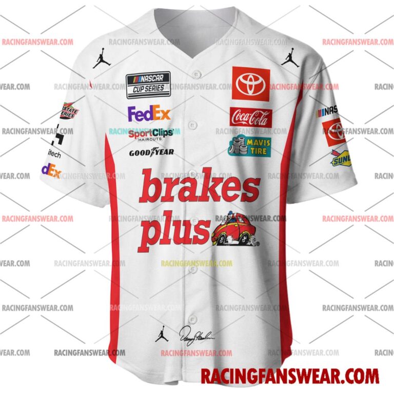 Nascar store - Loyal fans of Denny Hamlin's Men's Baseball Jersey,Women's Baseball Jersey,Kid's Baseball Jersey,Men's Hockey Jerseys,WoMen's Hockey Jerseys,Youth's Hockey Jerseys:vintage nascar racing suit,uniform,apparel,shirts,merch,merchandise,jersey,hoodie,jackets,shorts,sweatshirt,outfits,clothes