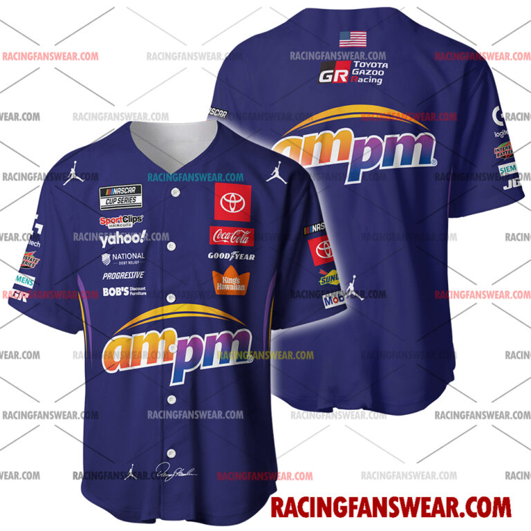Nascar store - Loyal fans of Denny Hamlin's Men's Baseball Jersey,Women's Baseball Jersey,Kid's Baseball Jersey,Men's Hockey Jerseys,WoMen's Hockey Jerseys,Youth's Hockey Jerseys:vintage nascar racing suit,uniform,apparel,shirts,merch,merchandise,jersey,hoodie,jackets,shorts,sweatshirt,outfits,clothes
