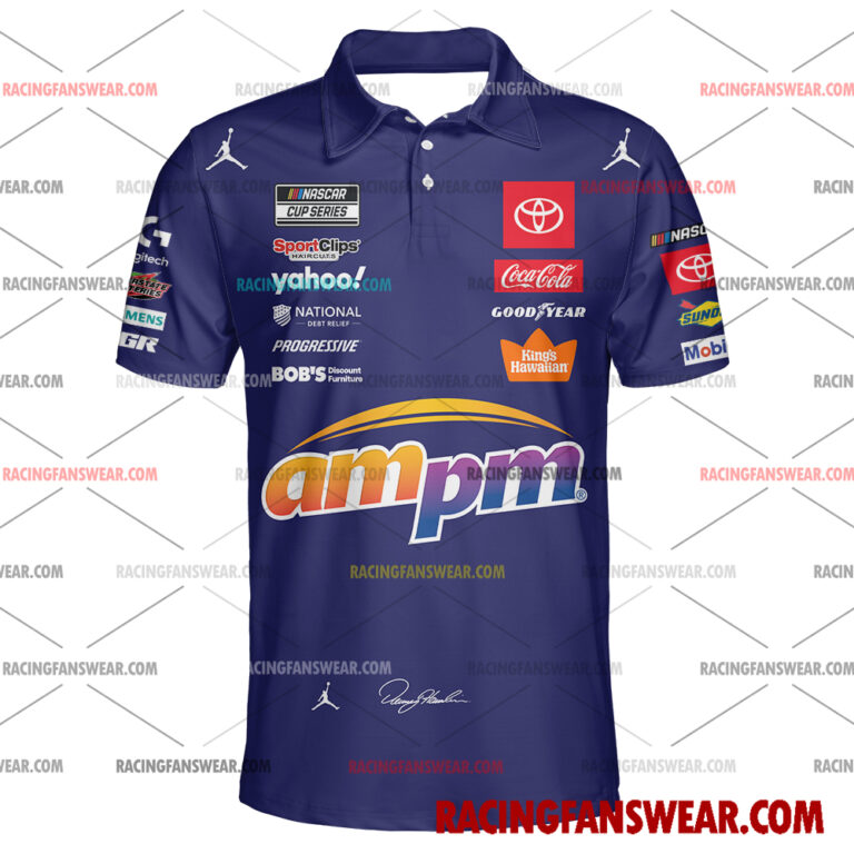 Nascar store - Loyal fans of Denny Hamlin's Unisex Hawaiian Shirt,Unisex Polo Shirt,Kid Hawaiian Shirt,Kid Polo Shirt:vintage nascar racing suit,uniform,apparel,shirts,merch,merchandise,jersey,hoodie,jackets,shorts,sweatshirt,outfits,clothes