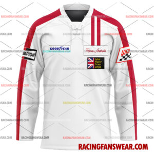 Mario Andretti Formula One Racing 1976 Uniform Apparel Clothes Baseball Jersey Hockey Jersey 3 Formula One store - Loyal fans of Mario Andretti's Men's Baseball Jersey,Women's Baseball Jersey,Kid's Baseball Jersey,Men's Hockey Jerseys,WoMen's Hockey Jerseys,Youth's Hockey Jerseys:vintage formula one racing suit,uniform,apparel,shirts,merch,merchandise,jersey,hoodie,jackets,shorts,sweatshirt,outfits,clothes