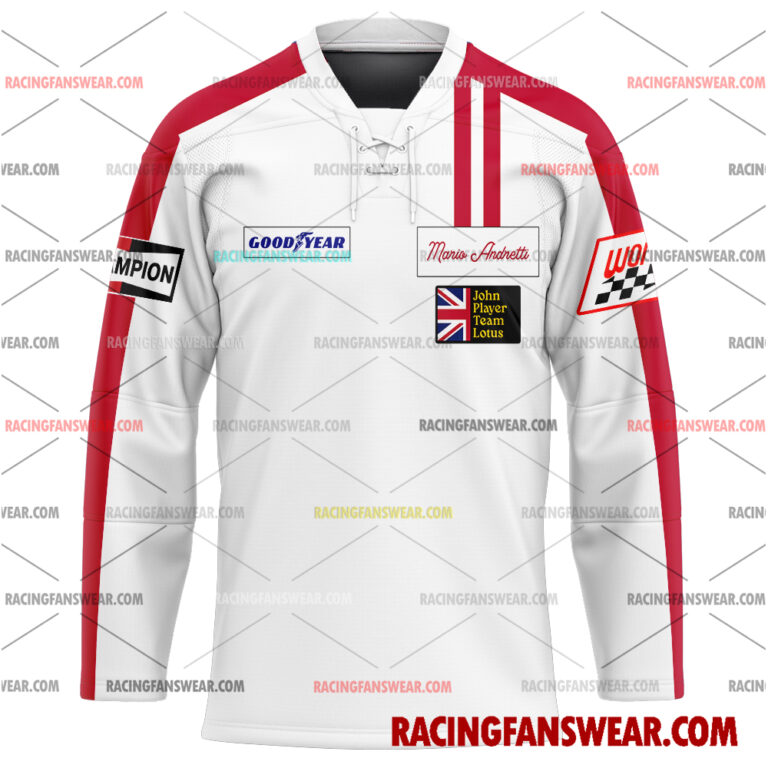 Formula One store - Loyal fans of Mario Andretti's Men's Baseball Jersey,Women's Baseball Jersey,Kid's Baseball Jersey,Men's Hockey Jerseys,WoMen's Hockey Jerseys,Youth's Hockey Jerseys:vintage formula one racing suit,uniform,apparel,shirts,merch,merchandise,jersey,hoodie,jackets,shorts,sweatshirt,outfits,clothes