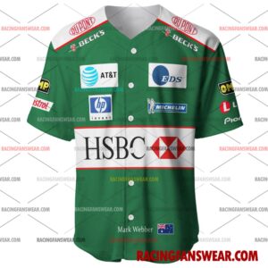 Mark Webber Formula One Racing 2003 Uniform Apparel Clothes Baseball Jersey Hockey Jersey 1 Formula One store - Loyal fans of Mark Webber's Men's Baseball Jersey,Women's Baseball Jersey,Kid's Baseball Jersey,Men's Hockey Jerseys,WoMen's Hockey Jerseys,Youth's Hockey Jerseys:vintage formula one racing suit,uniform,apparel,shirts,merch,merchandise,jersey,hoodie,jackets,shorts,sweatshirt,outfits,clothes