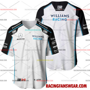 Formula One store - Loyal fans of Nicholas Latifi's Men's Baseball Jersey,Women's Baseball Jersey,Kid's Baseball Jersey,Men's Hockey Jerseys,WoMen's Hockey Jerseys,Youth's Hockey Jerseys:vintage formula one racing suit,uniform,apparel,shirts,merch,merchandise,jersey,hoodie,jackets,shorts,sweatshirt,outfits,clothes