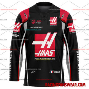 Romain Grosjean Formula One Racing 2018 Uniform Apparel Clothes Baseball Jersey Hockey Jersey 3 Formula One store - Loyal fans of Romain Grosjean's Men's Baseball Jersey,Women's Baseball Jersey,Kid's Baseball Jersey,Men's Hockey Jerseys,WoMen's Hockey Jerseys,Youth's Hockey Jerseys:vintage formula one racing suit,uniform,apparel,shirts,merch,merchandise,jersey,hoodie,jackets,shorts,sweatshirt,outfits,clothes