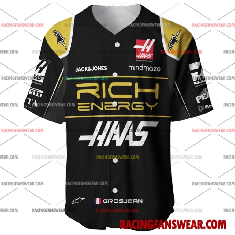 Formula One store - Loyal fans of Romain Grosjean's Men's Baseball Jersey,Women's Baseball Jersey,Kid's Baseball Jersey,Men's Hockey Jerseys,WoMen's Hockey Jerseys,Youth's Hockey Jerseys:vintage formula one racing suit,uniform,apparel,shirts,merch,merchandise,jersey,hoodie,jackets,shorts,sweatshirt,outfits,clothes