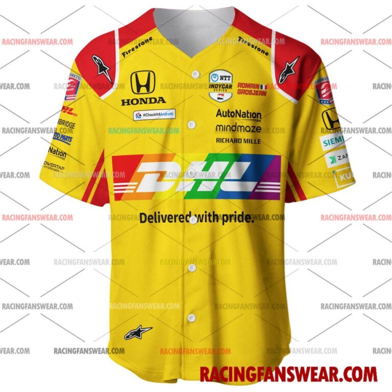 IndyCar store - Loyal fans of Romain Grosjean's Men's Baseball Jersey,Women's Baseball Jersey,Kid's Baseball Jersey,Men's Hockey Jerseys,WoMen's Hockey Jerseys,Youth's Hockey Jerseys:Vintage indycar racing suit,uniform,apparel,shirts,merch,merchandise,jersey,hoodie,jackets,shorts,sweatshirt,outfits,clothes