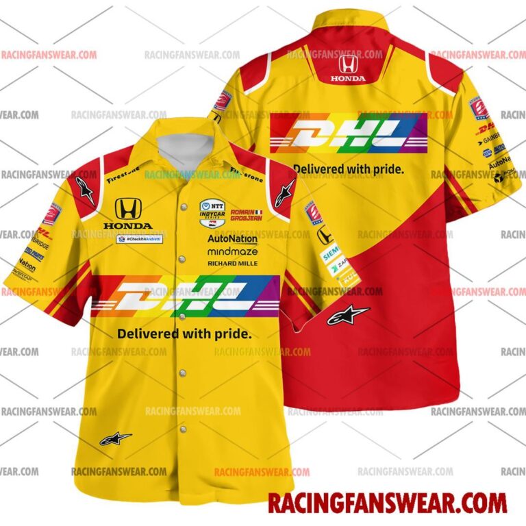 IndyCar store - Loyal fans of Romain Grosjean's Unisex Hawaiian Shirt,Unisex Polo Shirt,Kid Hawaiian Shirt,Kid Polo Shirt:Vintage indycar racing suit,uniform,apparel,shirts,merch,merchandise,jersey,hoodie,jackets,shorts,sweatshirt,outfits,clothes