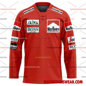 Formula One store - Loyal fans of Alain Prost's Men's Baseball Jersey,Women's Baseball Jersey,Kid's Baseball Jersey,Men's Hockey Jerseys,WoMen's Hockey Jerseys,Youth's Hockey Jerseys:vintage formula one racing suit,uniform,apparel,shirts,merch,merchandise,jersey,hoodie,jackets,shorts,sweatshirt,outfits,clothes